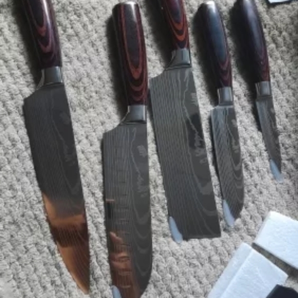 Set of 5 Super sharp kitchen Knife - Picture 1 of 4